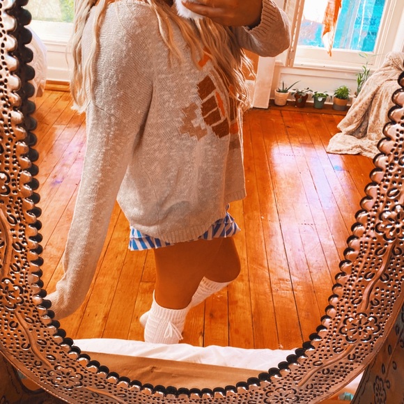 [Button Back] Bohemian Tribal Aztec Cozy Pullover Knit Sweater ✨ - Picture 6 of 7